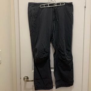 Patagonia 100% organic cotton dark grey pants